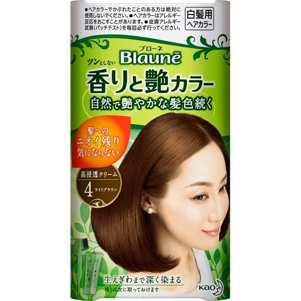 Kao Blaune Fragrance and Glossy Color Cream 4 Light Brown » 大国百货店 » 精选 ...